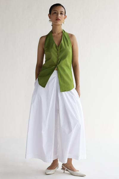 Olli Halter Vest: Island Green