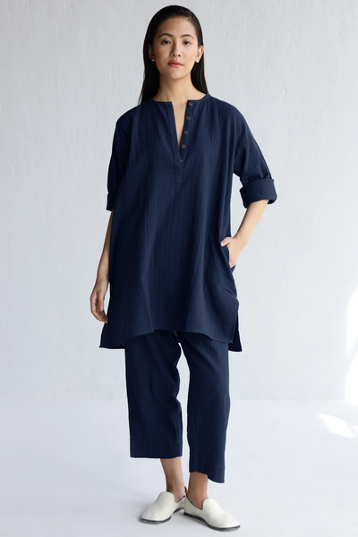 Aviary Tunic Set : Deep Navy