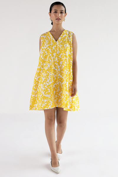 Clara Mini Dress : Iris Print