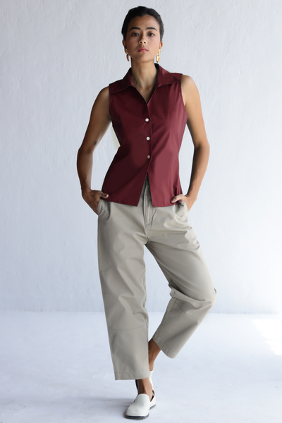 Alex Shirt: Marsala