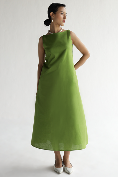 Sierra Pocket Dress: Island Green