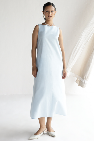 Sierra Pocket Dress: Sky