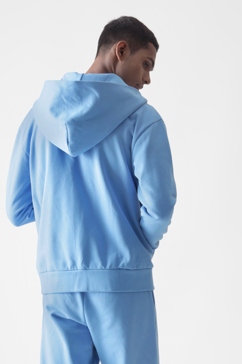 Heavyweight 400gsm Hoodie: Air Blue – OZiSS