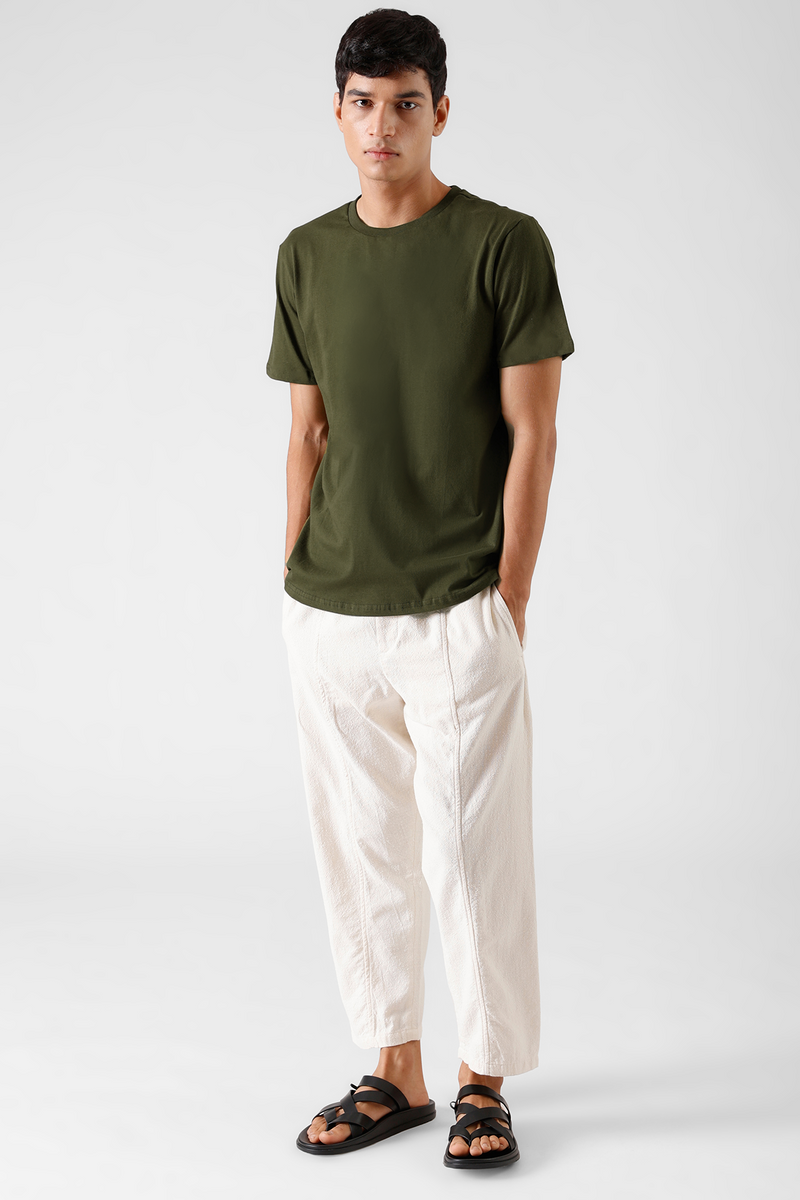 Air Crew Tee: Olive Biome – OZiSS